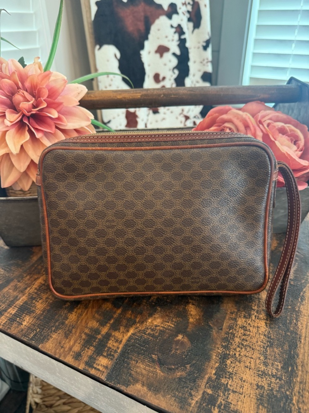 Celine Authentic Macadam Vintage Clutch - Picture 5 of 15